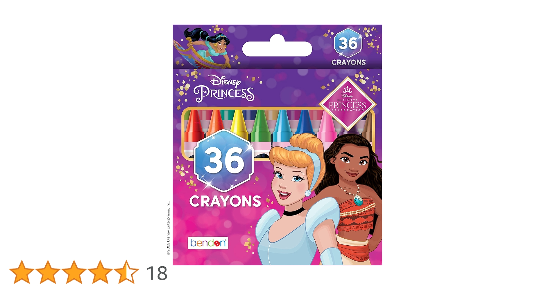 Amazon.co.jp: ディズニープリンセス クレヨン 36本 箱入り